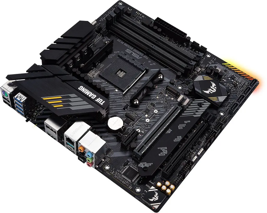 Материнська плата ASUS TUF GAMING B550M-Plus (TUF Gaming B550M-Plus) (Socket AM4, AMD B550, Micro-ATX) - фото 5
