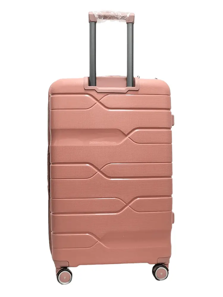 Валіза велика L поліпропілен Milano bag 0306 76×49×31см 82л Рожевий - фото 3