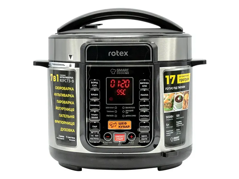Мультиварка - cкороварка Rotex REPC73-B