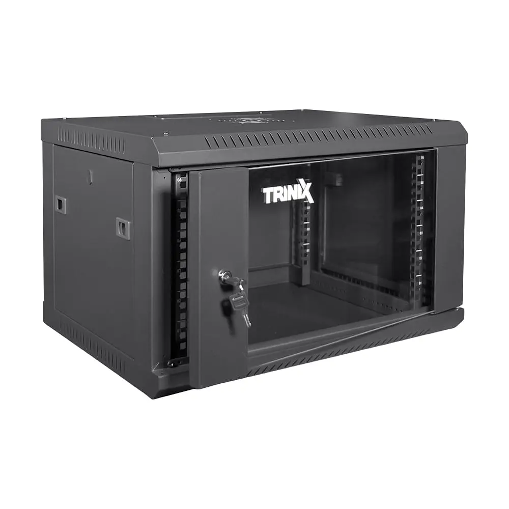 Комутаційна шафа Trinix TRX-6U/600x450x370 Black (25-00055) - фото 3