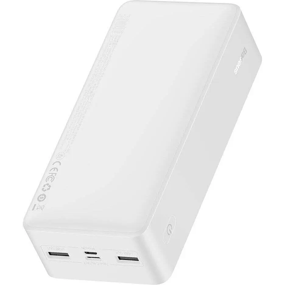 Внешний аккумулятор Baseus Bipow 15W 30000mAh White [PPDML-K02] [66063] - фото 2