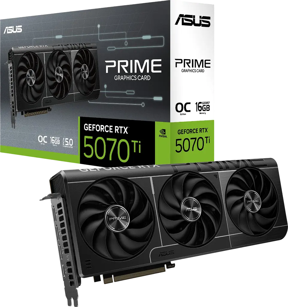 Відеокарта GeForce RTX 5070 Ti 16GB Asus Prime OC (PRIME-RTX5070TI-O16G) - фото 3