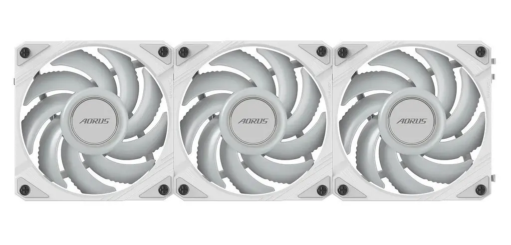 Вентилятор Gigabyte Aorus EZ Chain Fan 120 Ice 3-Pack White (GP-ECFAN1203 ICE) - фото 6