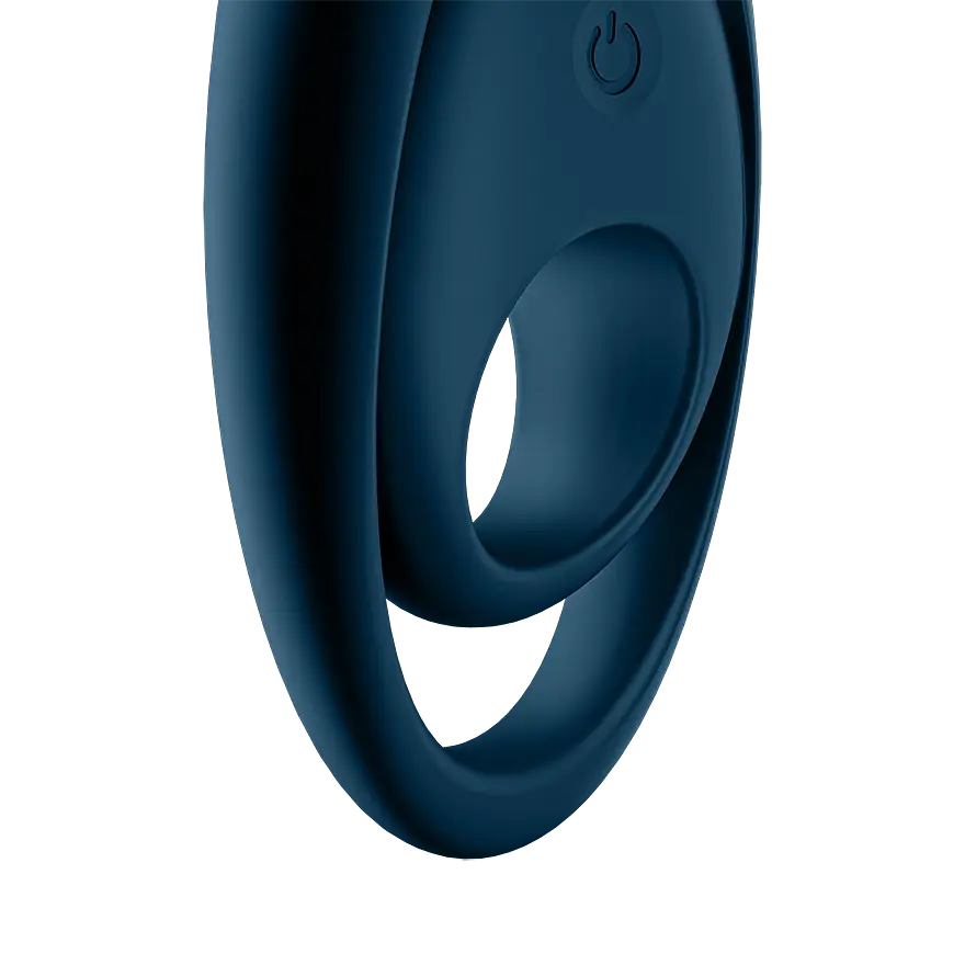 Подвійне віброкільце Satisfyer Glorious Duo, 10.5х2.5 см (синій) - фото 3