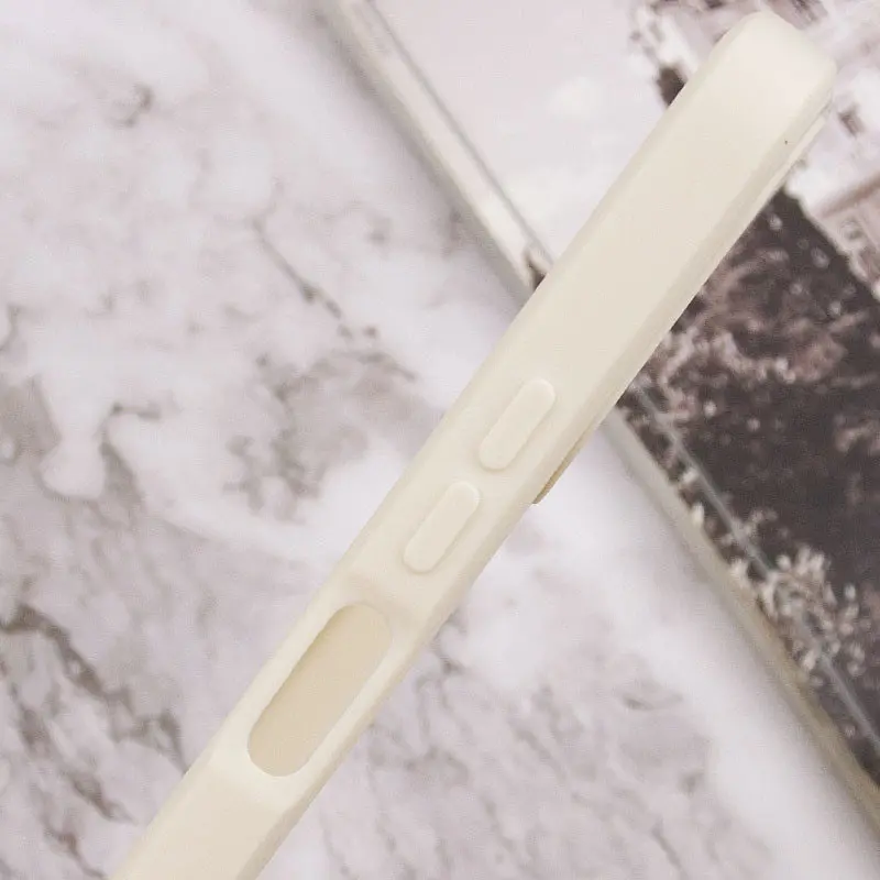 Силіконовий чохол Candy Full Camera для Oppo A38 / A18 Бежевий / Antique White - фото 4