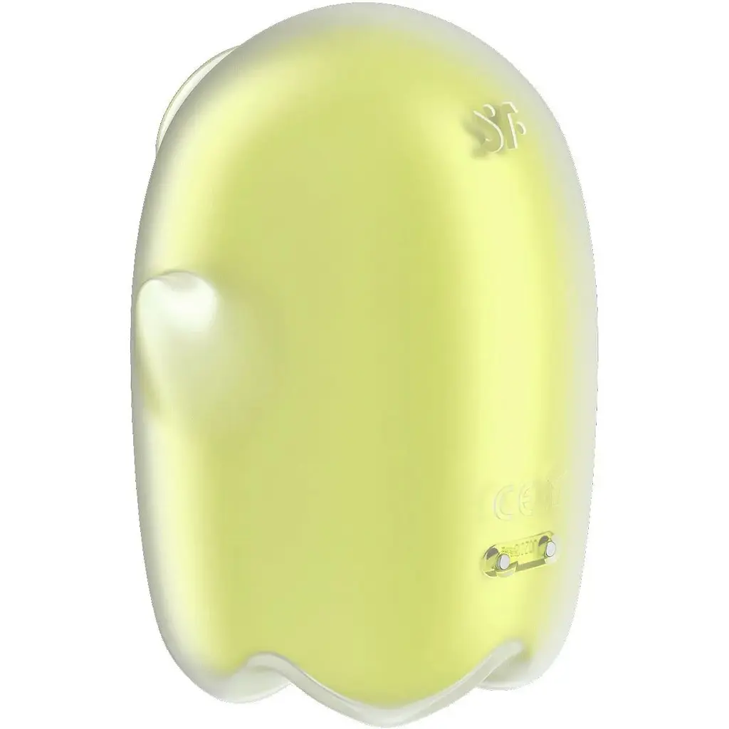 Вакуумный стимулятор с вибрацией Satisfyer Glowing Ghost Yellow - фото 4