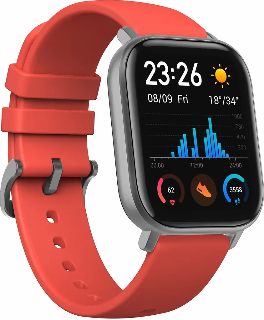 Смарт-часы Xiaomi Amazfit GTS Vermilion Orange - фото 3