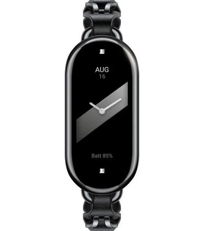 Ремешок для фитнес-браслета Xiaomi Smart Band 8 Chain Strap цепочка черная BHR7298CN - фото 3