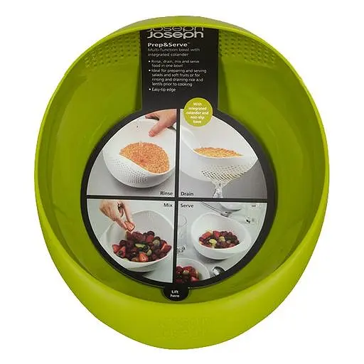 Миска Joseph Joseph Prep/Serve Маленька, зелений (40065) - фото 11