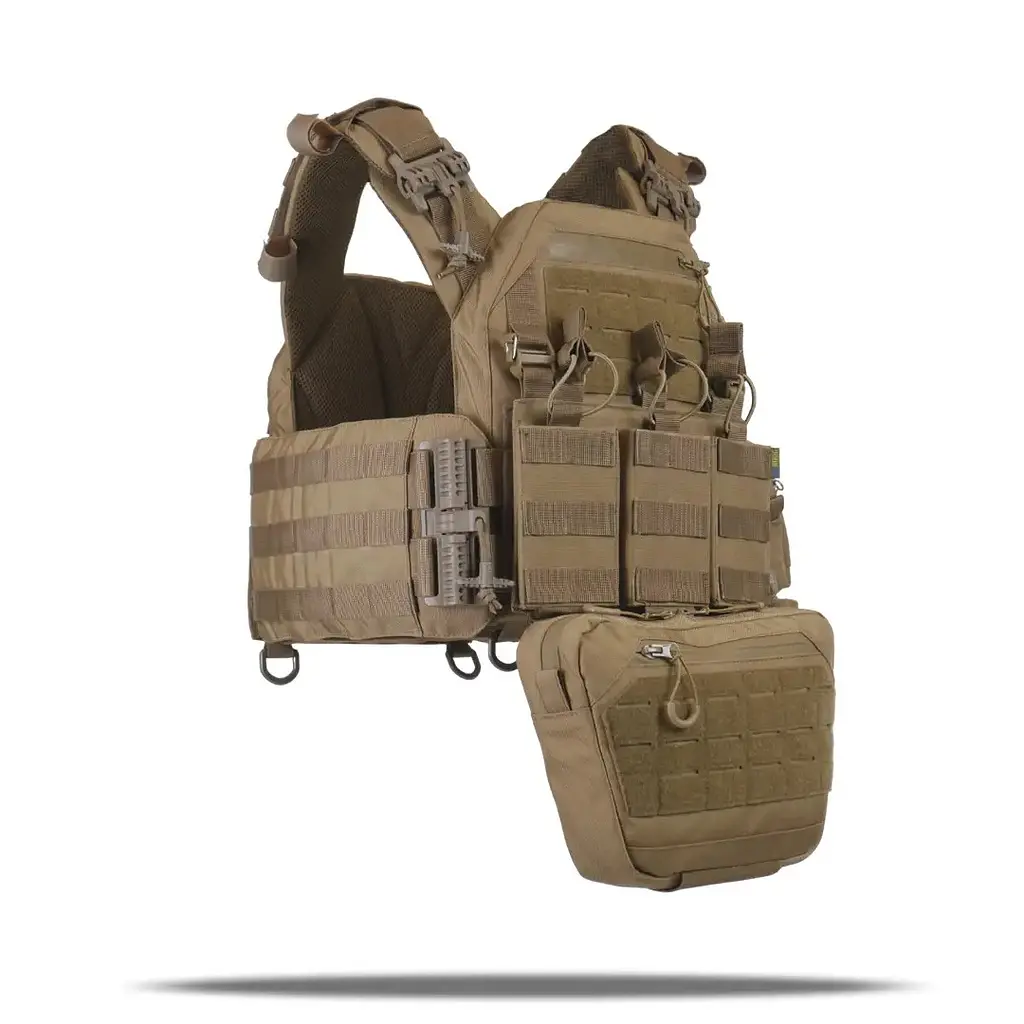 Плитоноска Kiborg GU gen.2 + 6 підсумків Coyote (1000-k66002) - фото 3
