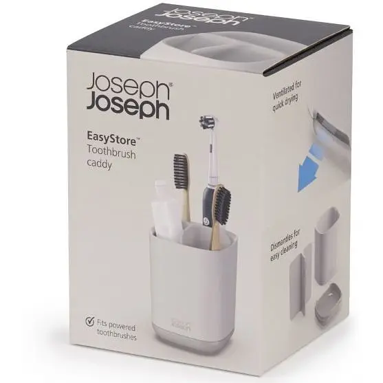 Органайзер для зубных щеток Joseph Joseph, бежевый (70574) - фото 4