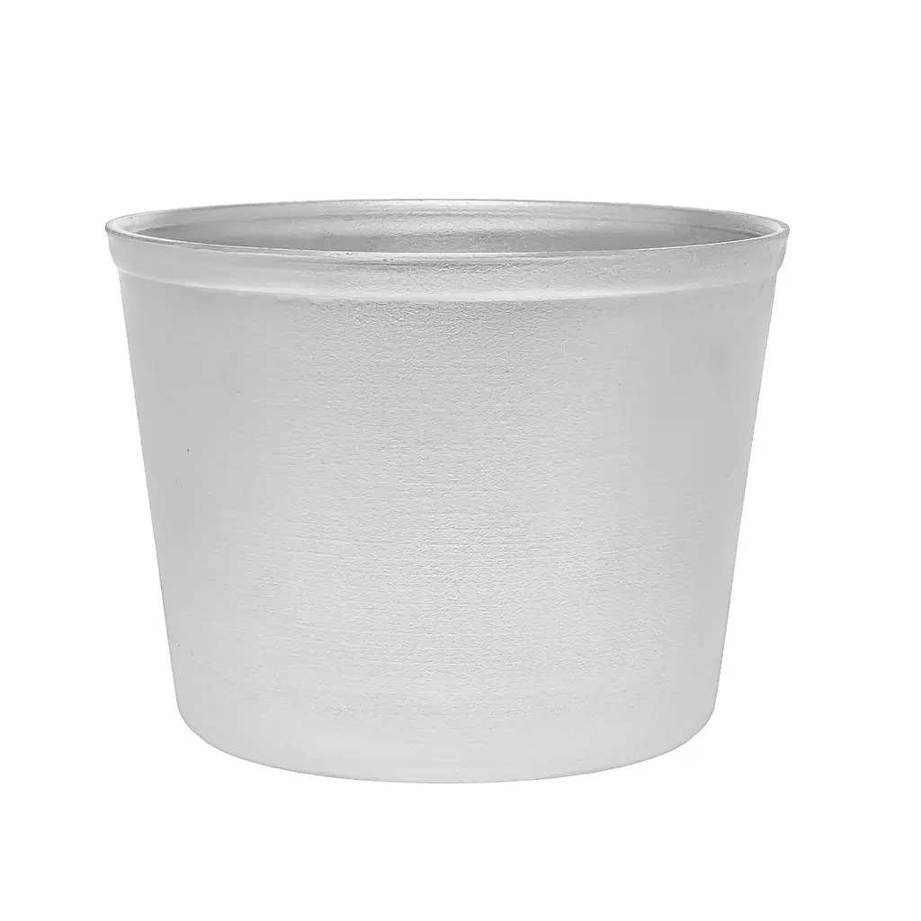 Набір з 5 форм алюмінієвих литих для випікання пасок, великодніх кулічів, хліба та кексів з посиленим бортиком по краю, 3 л Сірий 88382 - фото 7