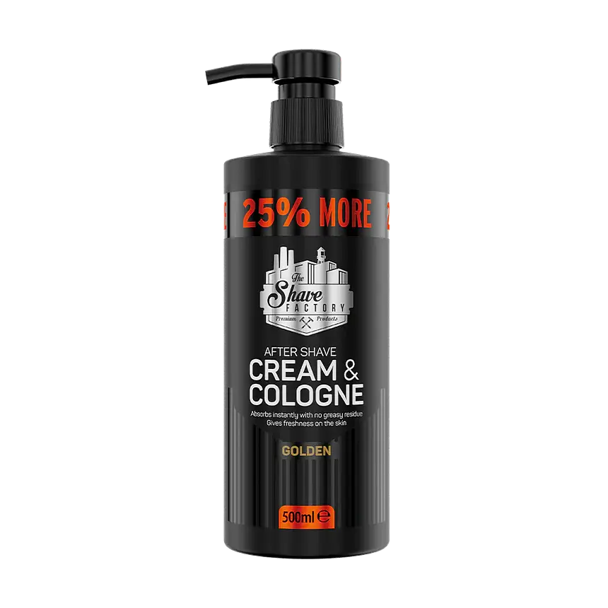 Крем-одеколон після гоління The Shave Factory After Shave Cream & Cologne Golden 500 мл