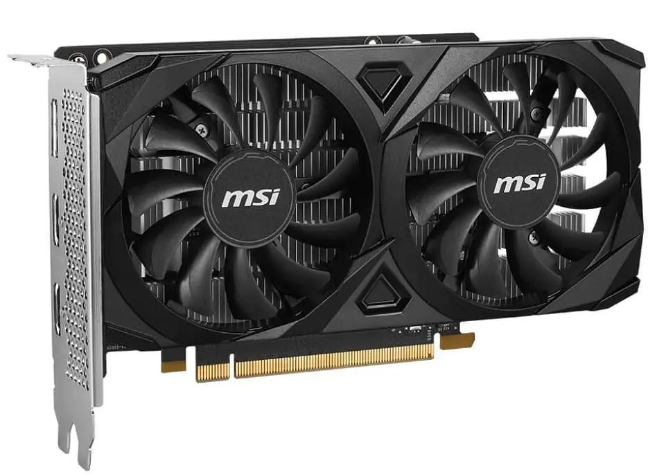 Видеокарта MSI RTX 3050 6G VENTUS 2X E OC (RTX 3050 VENTUS 2X E 6G OC) (GDDR6, 96 bit, PCI-E v4.0 x8) - фото 2