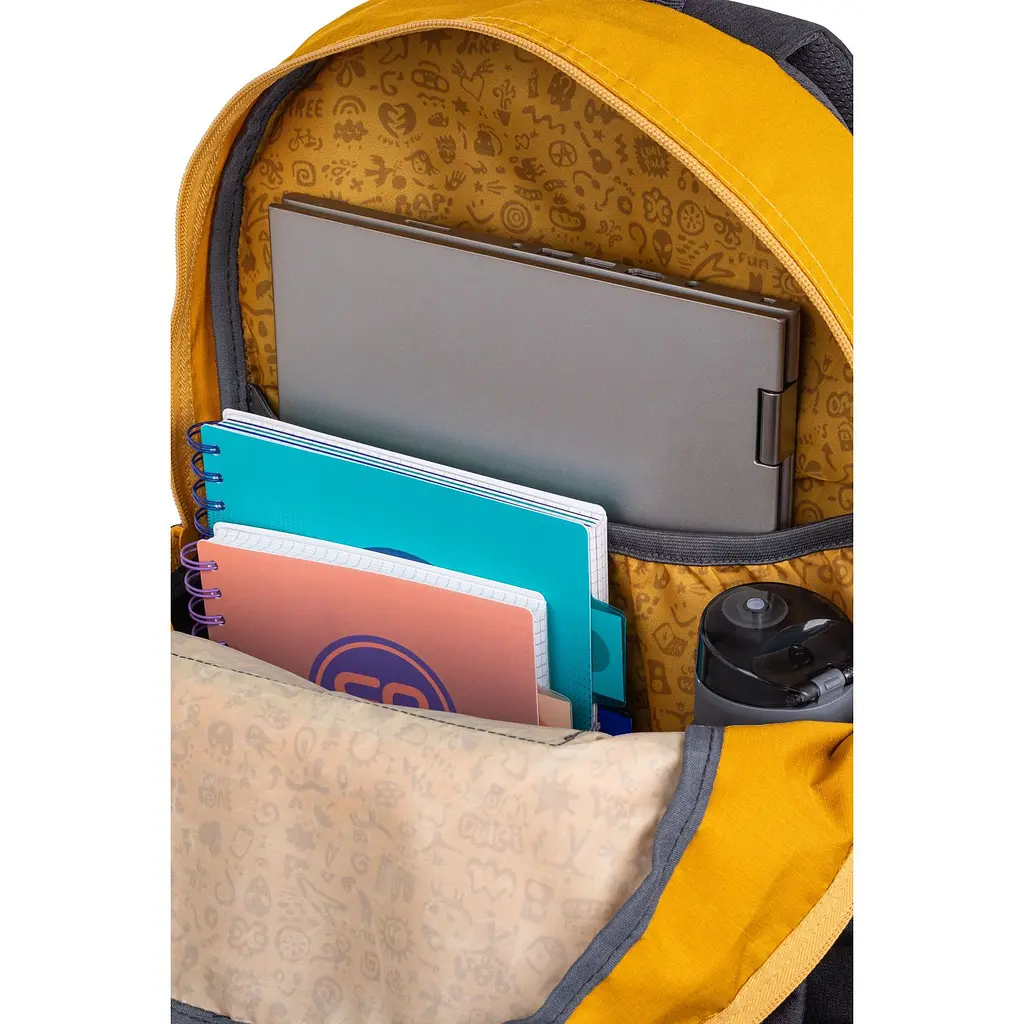 Рюкзак CoolPack Rіder Rpet Duo Colors Mustard&Grey, 27 л, 44x33x19 см (F059643) - фото 6