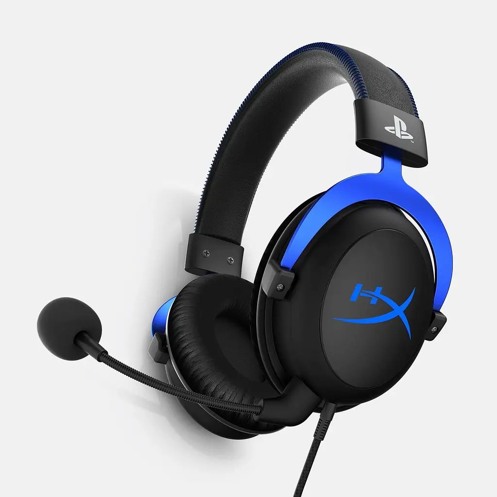 Ігрова гарнітура HyperX Cloud для PS4 3.5 мм Black/Blue (HX-HSCLS-BL/EM) - фото 4