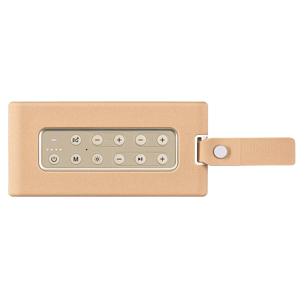 Портативна колонка 2E SoundLegend Brown 80 Вт, BT 5.3, TWS, FLAC, MP3, WAV, EQ, Power Bank, IPX6, RGB - фото 4