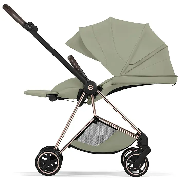Прогулянкова коляска Cybex Mios Style 5.0 Sage Green шасі Rosegold - фото 6