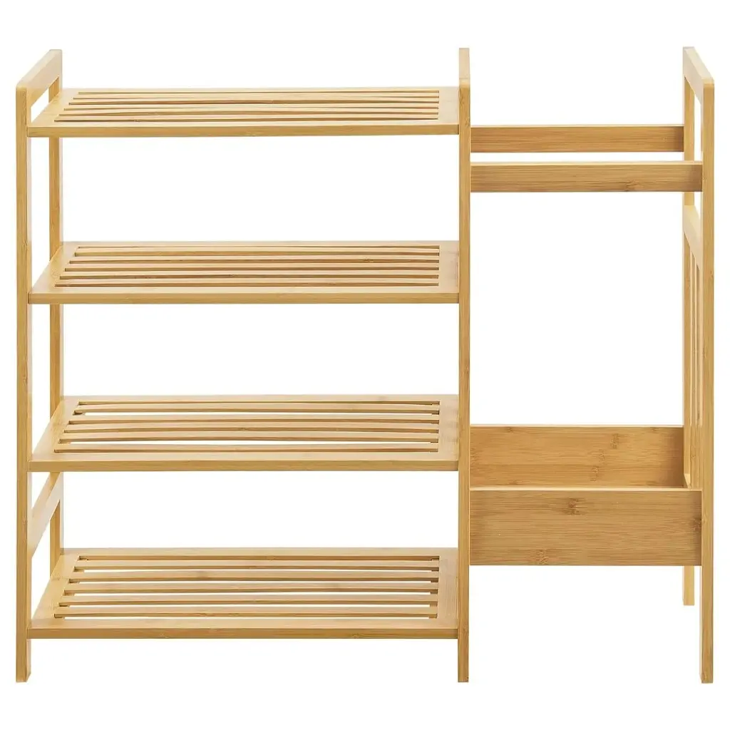 Бамбукова полиця для взуття Chomik Avenue з підставкою для парасольок - фото 2