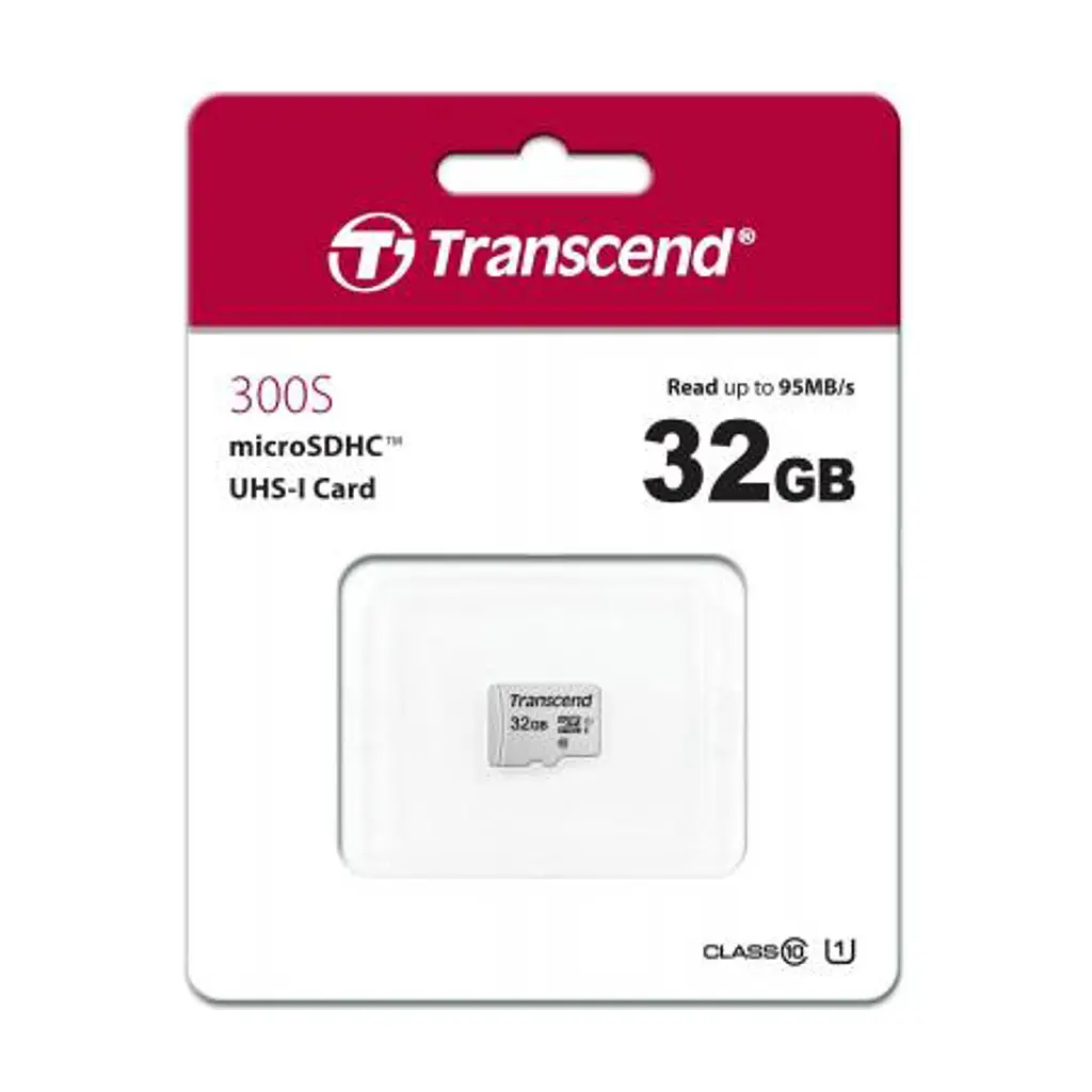 Карта пам'яті Transcend 32GB microSDHC class 10 UHS-I U1 (TS32GUSD300S) - фото 2