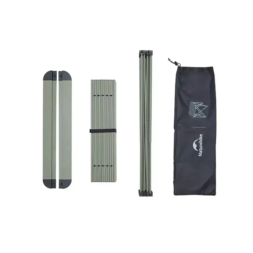 Туристичний стіл Naturehike CNK2450JJ013, M, алюміній, сірий (6976507663267) - фото 3