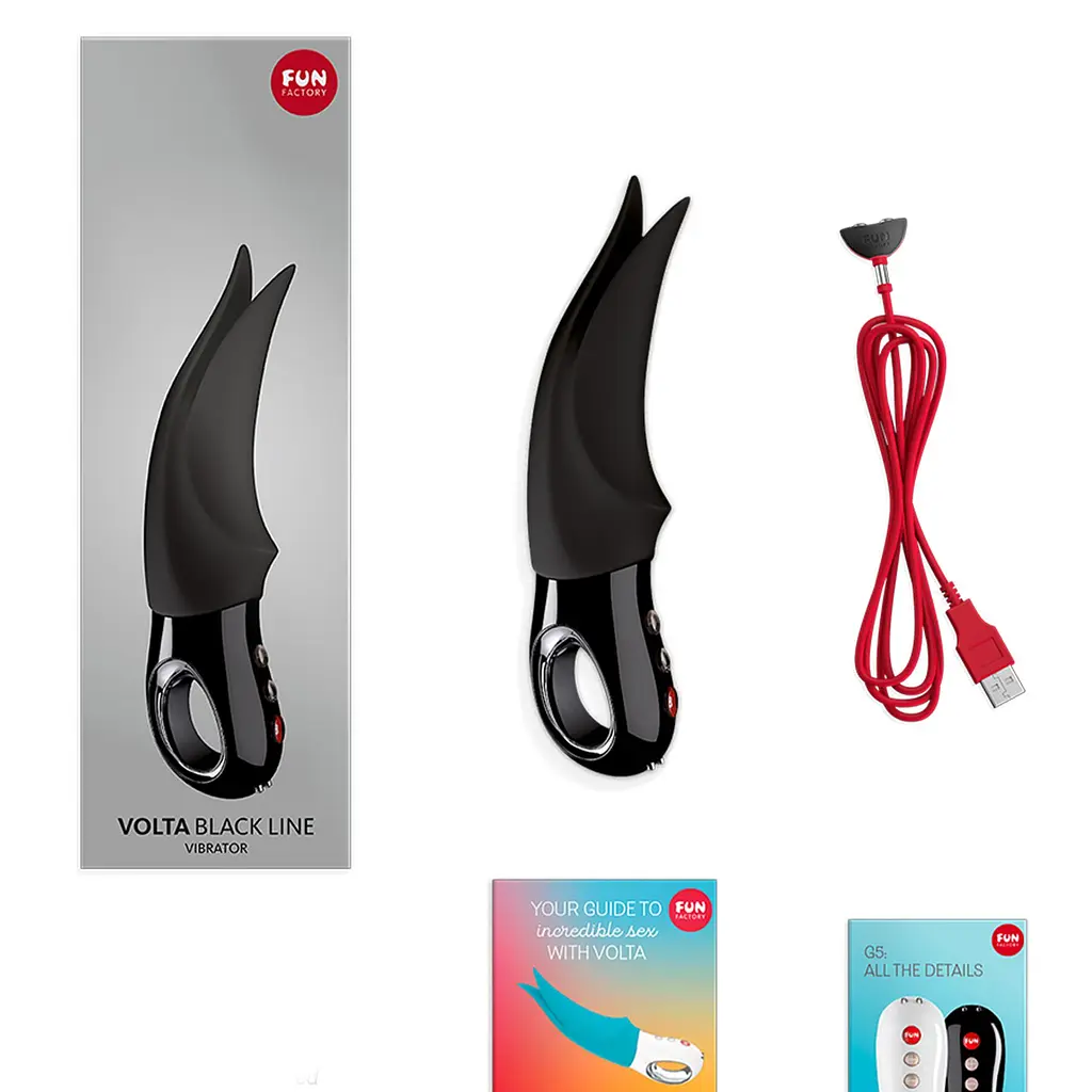 Вибратор Fun Factory Volta 18.9 см черный - фото 8