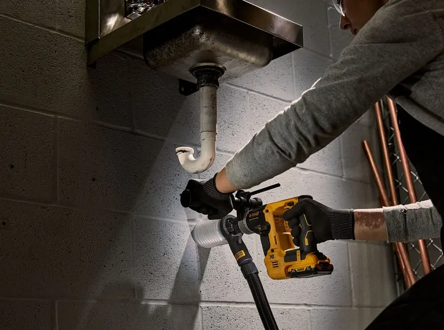 DeWALT Перфоратор акумуляторний DeWalt SDS PLUS 12В XR 1.1Дж 0-910об/хв 0-4280уд/хв 2 режими 1.7кг без АКБ та ЗП - фото 5