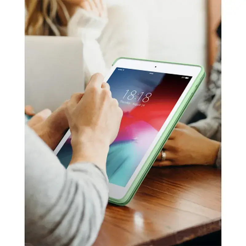 Чохол до планшета BeCover Tri Fold Soft TPU Silicone Apple iPad 9.7 2017/2018 A1822/A1823/A1893/A1954 Green (706878) - фото 6