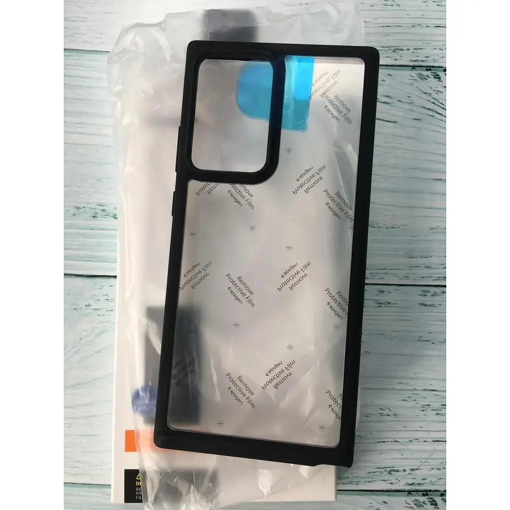 Оригинальный противоударный чехол Spigen Ultra Hybrid для Samsung Galaxy Note 20 Ultra (6.9") Black (ACS01394) - фото 8