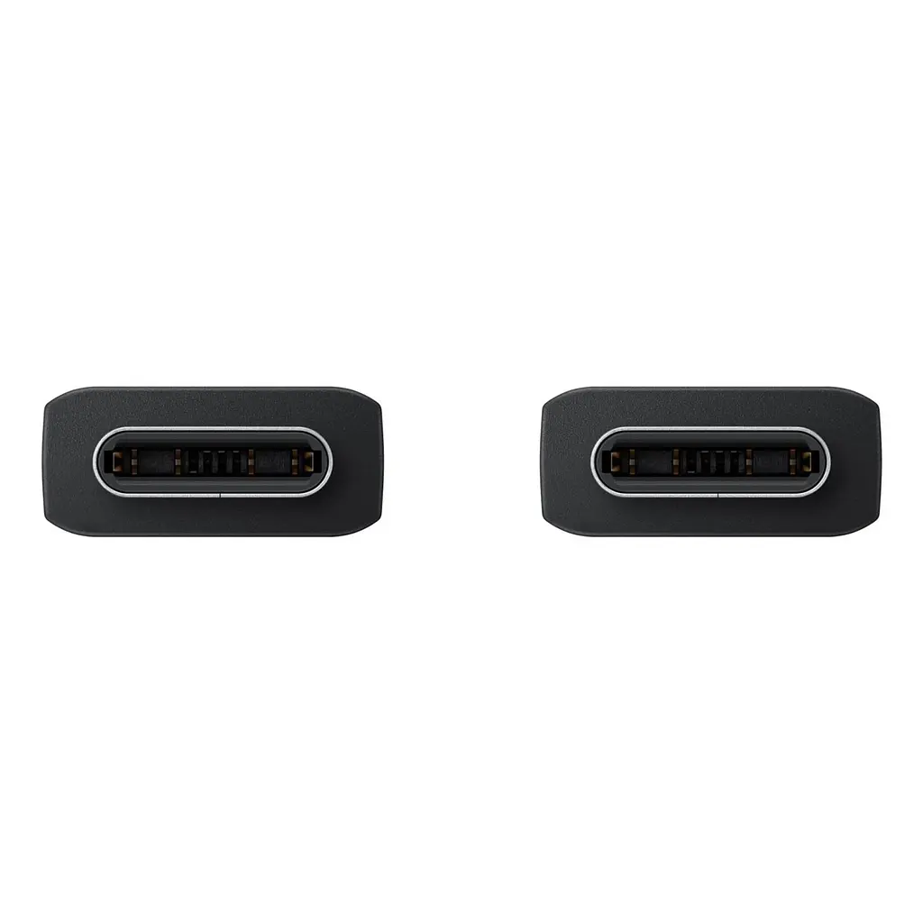 Кабель USB Type-C to Type-C 1 м, 3А, чорний, шнур для швидкої зарядки - фото 4