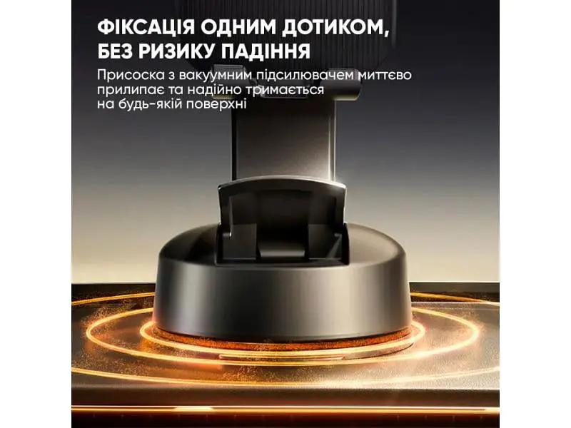 Автомобільний тримач для смартфона BASEUS PrimeTrip C03 Air Clamping Car Mount Black (C0013C01) - фото 6