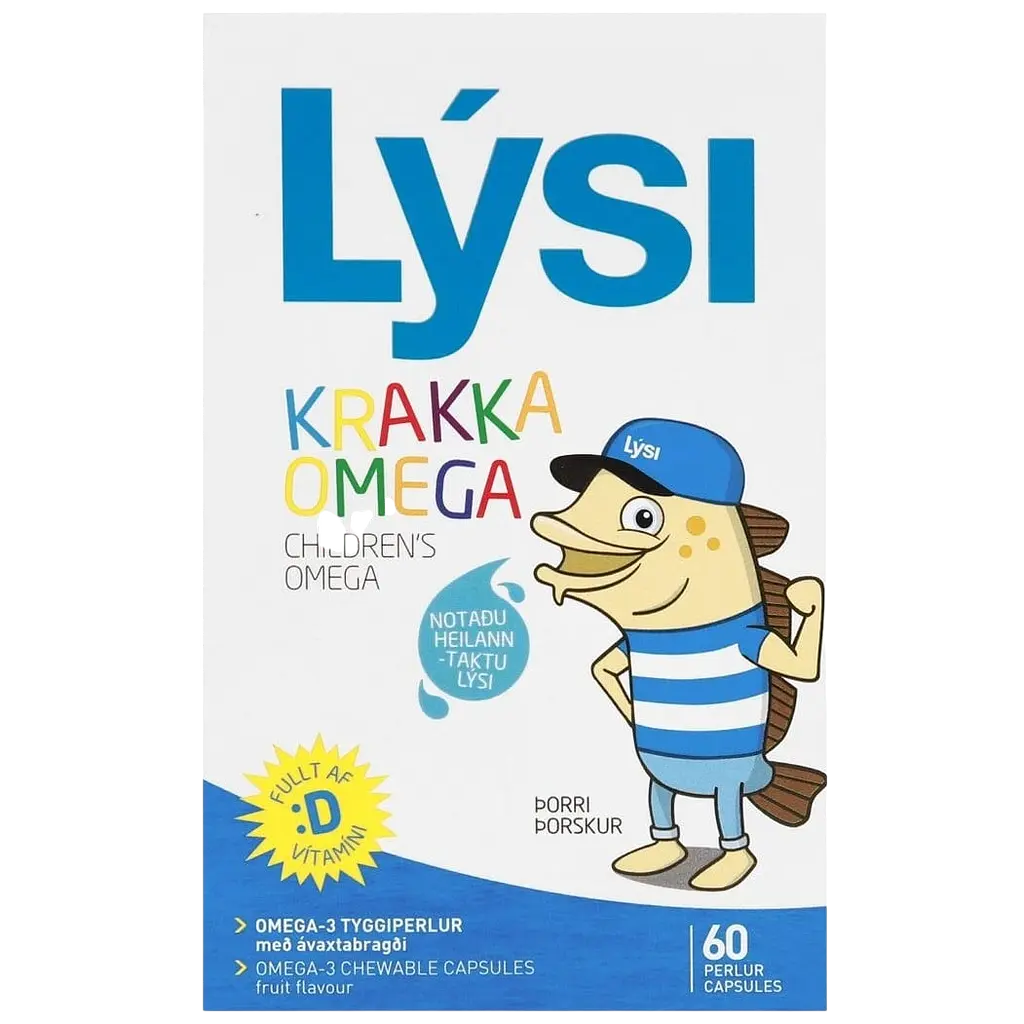 Омега-3 для дітей Lysi з вітаміном D3 жувальні капсули з фруктовим смаком №60 2 упак. - фото 2