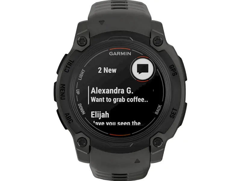 Смарт-годинник Garmin Instinct E 45mm Black with Charcoal Band (010-02933-00) - фото 3