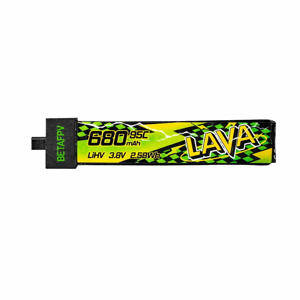 Акумулятор BetaFPV Lava 2 1S 680 mAh BT2.0 / 3.8V / 95C / LiHV для FPV Air, Meteor, Cetus, Tiny Whoop (19522)