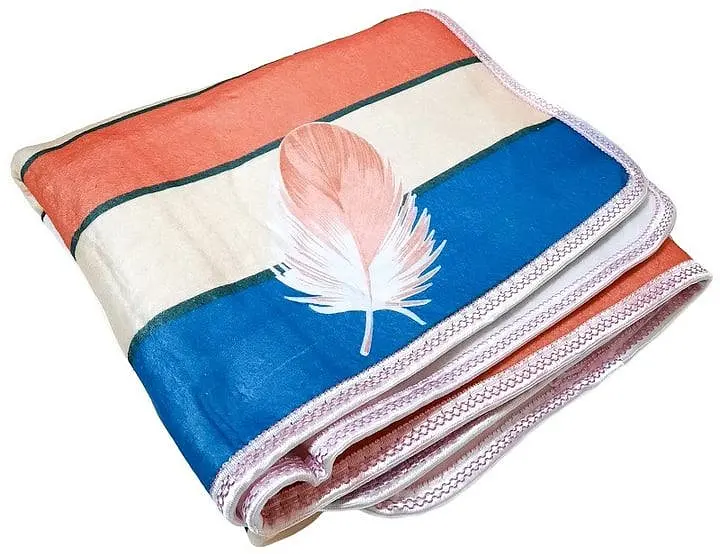 Електропростирадло Electric Blanket з підігрівом з поліестеру різнобарвний 150 х 120 см 86 Вт - фото 3