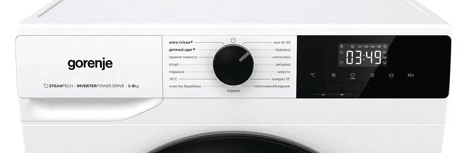 Стиральная машина Gorenje W1NHPI84AS/UA автоматическая (WFLP8014EVM) (7068488) - фото 3