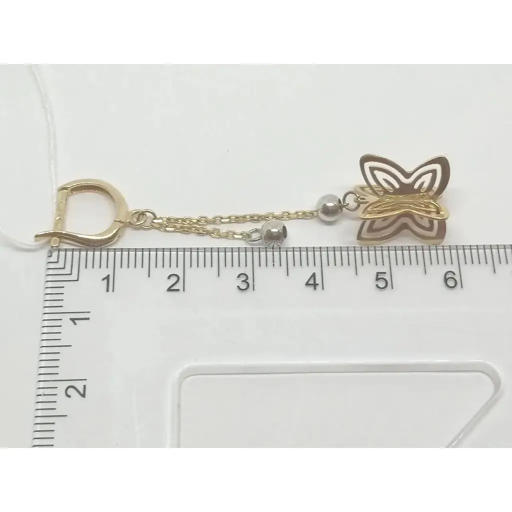 Золотые серьги Столичная Ювелирная Фабрика. 105869 - фото 4