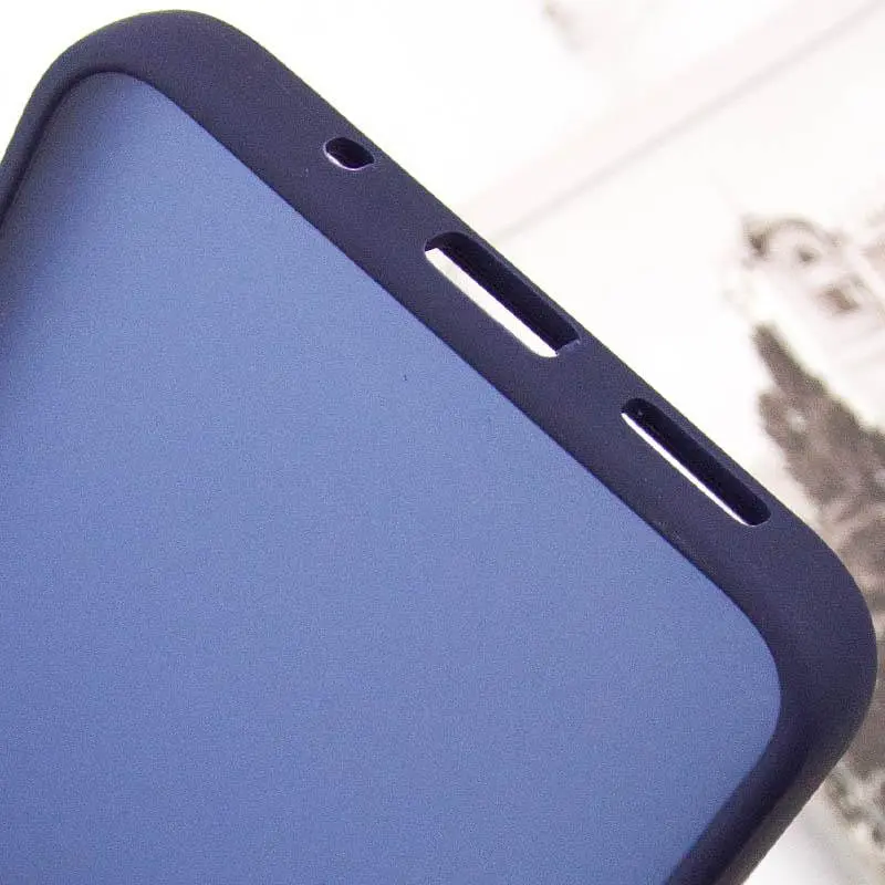 Чохол TPU+PC Lyon Frosted для Motorola Edge 60 Fusion Navy Blue - фото 6