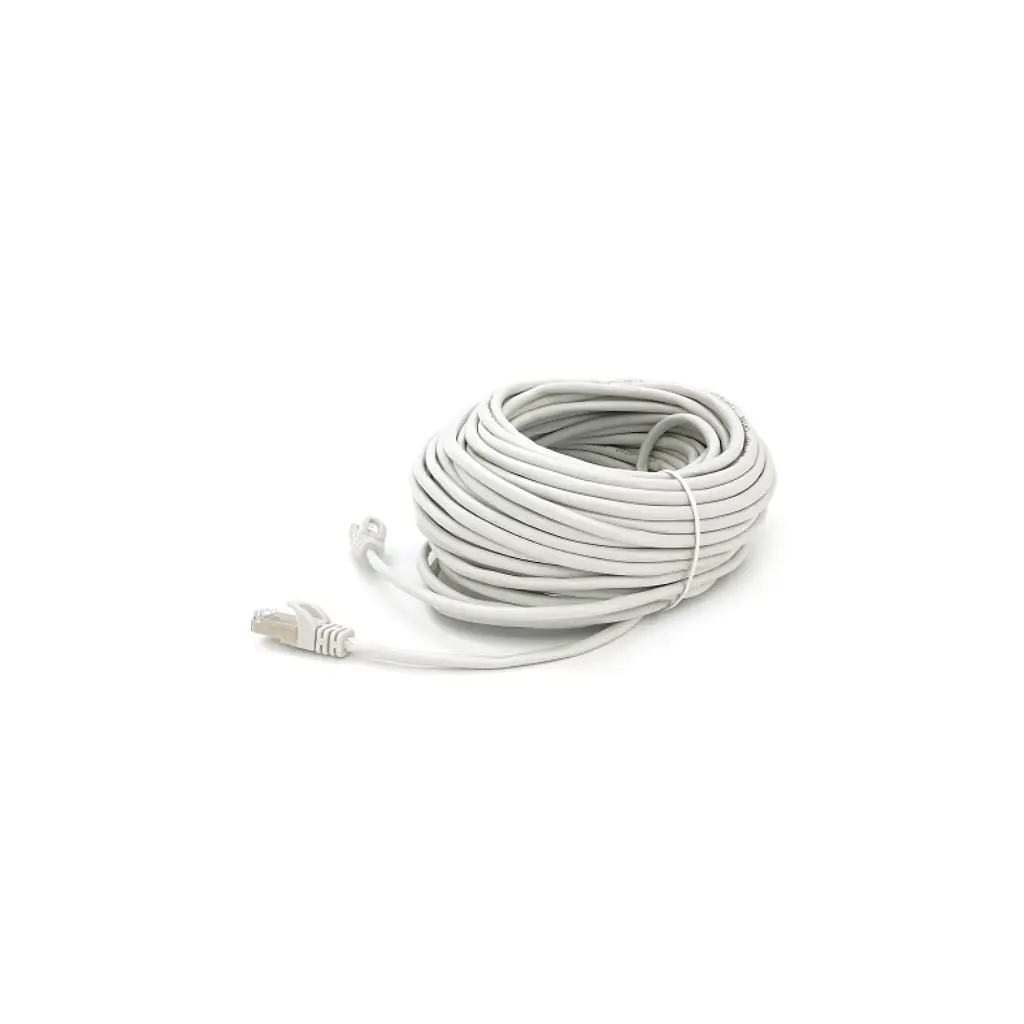 Патч-корд 20м FTP cat.5e, CU, RJ45, grey Merlion (PCM-CU-5E/20G) - фото 2