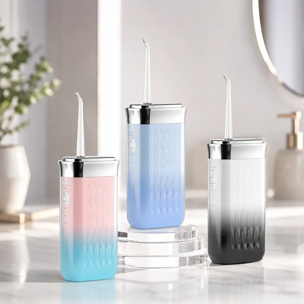 Іригатор для порожнини рота та зубів IPX7 USB 180мл / Бездротовий іригатор для води 3 режими, 4 насадки