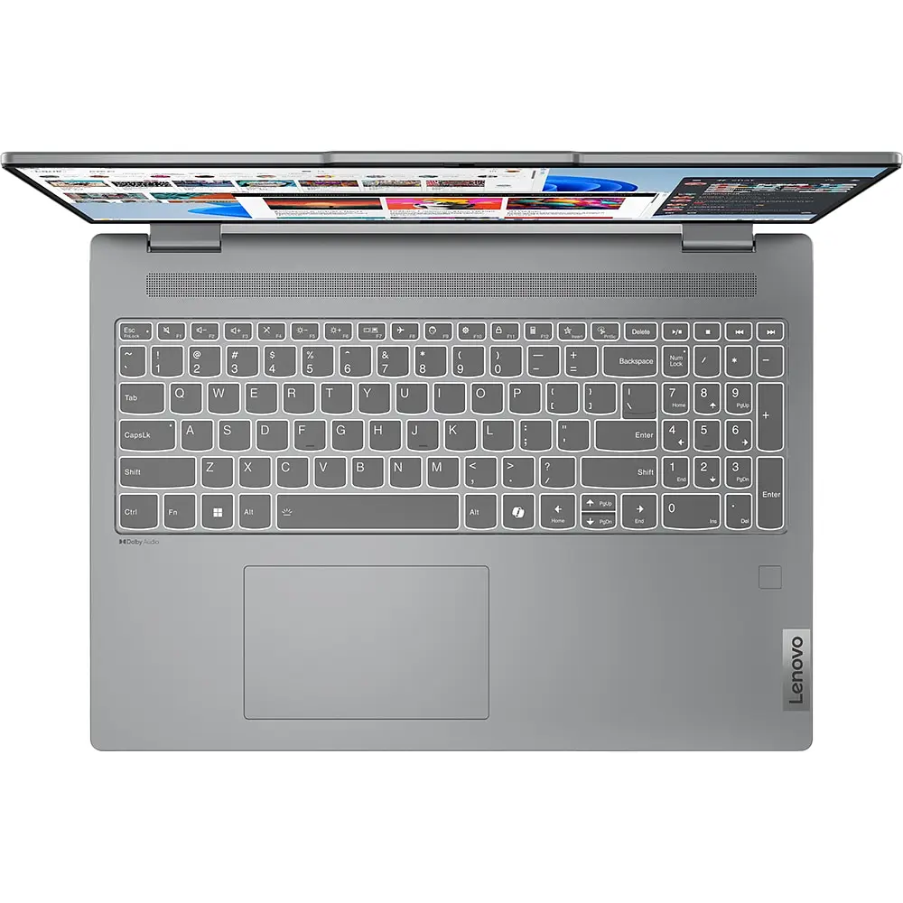 Ноутбук 2 в 1 Lenovo IdeaPad 5 16AHP9, AMD Ryzen 7 8845HS до 5.1 ГГц, 16" WUXGA, 16 ГБ, 1 ТБ, графика AMD Radeon, Windows 11 Home, цвет серый - фото 3