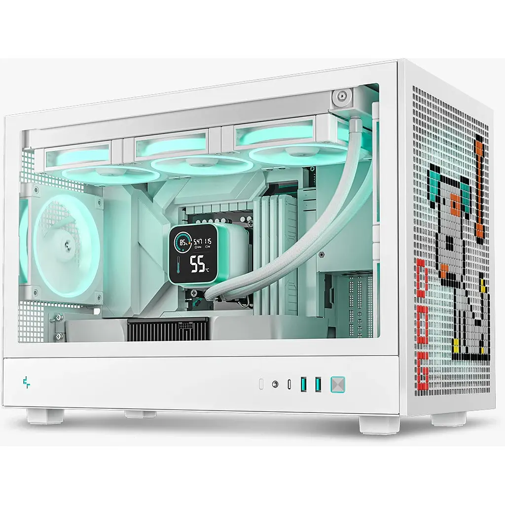 Корпус DeepCool CH260 Білий (R-CH260-WHNGM0-G-1) без БЖ - фото 5