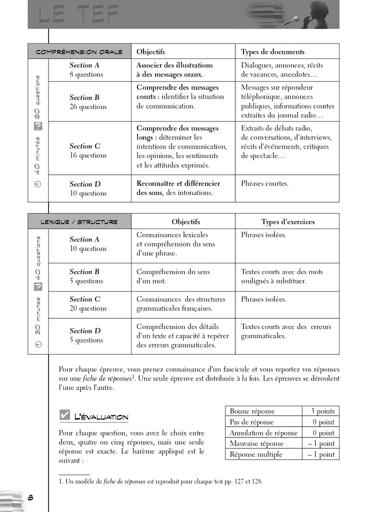 Test d'Evaluation de Francais - фото 8