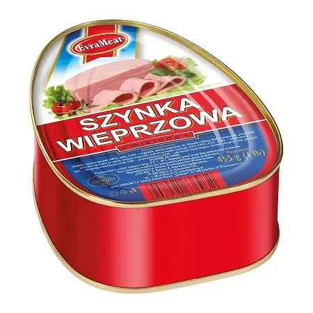 Шинка свина консервована Evra Meat Szynka Wieprzowa 455 г - фото 2