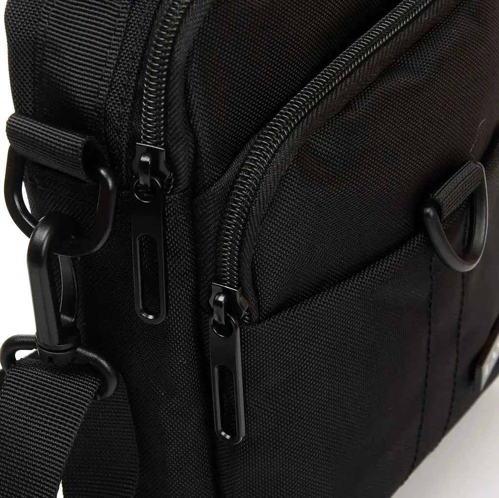 Сумка тканинна LANPAD чоловіча 15х20х8 см Чорний (LAN7685 black) - фото 6