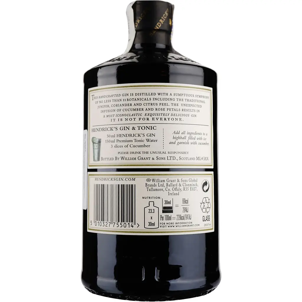 Джин Hendrick's Enchanters 41.4% 0.7 л в подарочной упаковке - фото 4