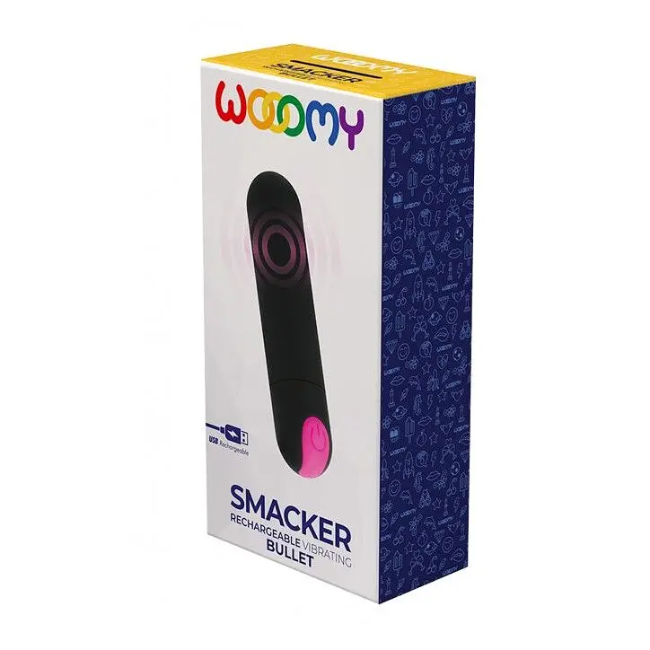 Віброкуля Wooomy Smacker, перезаряджувана, 10 швидкостей вібрації - фото 2