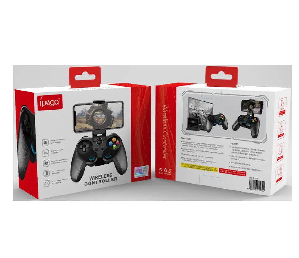 Геймпад джойстик для смартфона iPega PG9157 Ninja Bluetooth PC/Android/iOS Black - фото 9