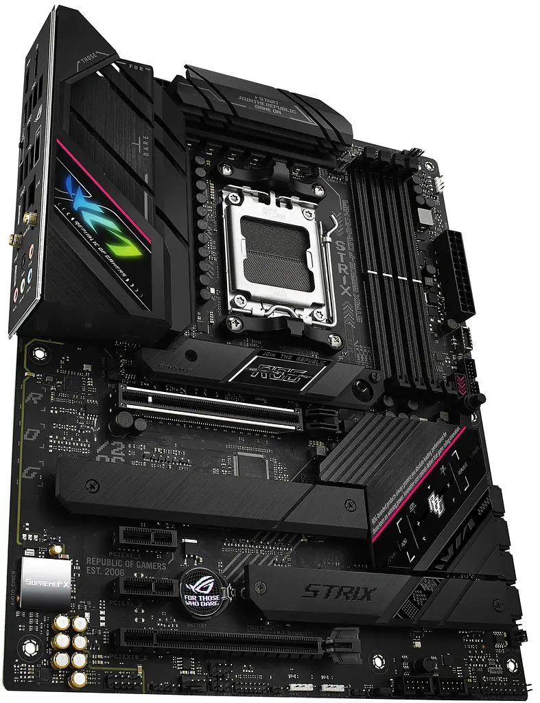 Материнская плата ROG STRIX B650E-F GAMING WIFI sAM5 B650 4xDDR5 M.2 HDMI DP Wi-Fi BT ATX Asus teh0018953 - фото 5