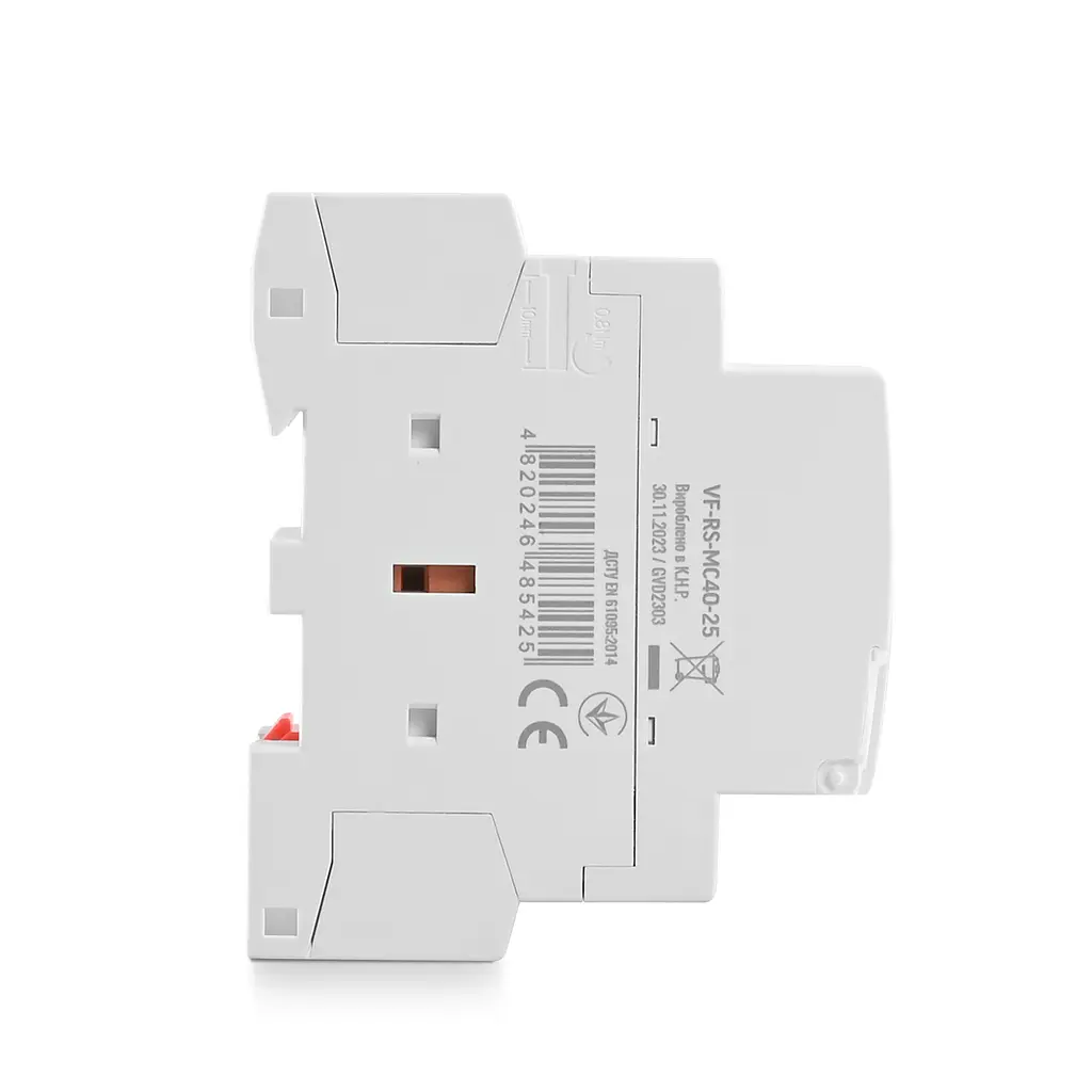 Модульний контактор 4п 25А 4НВ VF-RS-MC4O-25 VIDEX RESIST VIDEX (27912-000) - фото 3